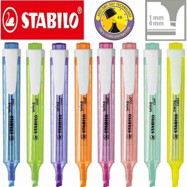 Stabilo Swing Cool Highlighter | Various Colours 
