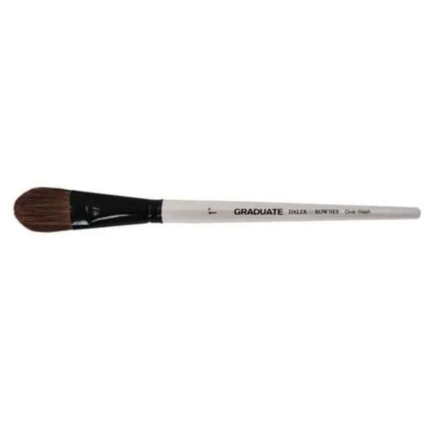 Daler Rowney Graduate Series Brushes - Pony Synthetic Oval Wash 1IN