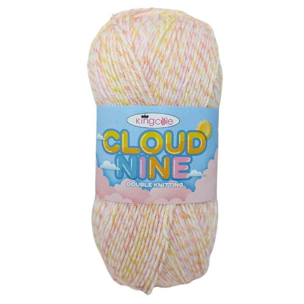 King Cole Cloud Nine DK Knitting Yarn, 100g Balls | 5440 Peachy Peach