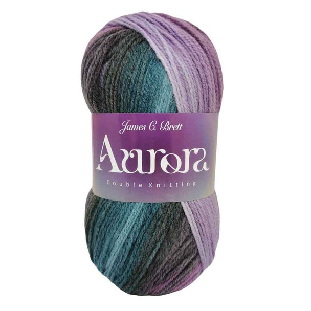 James C Brett Aurora DK Knitting Yarn, 100g Balls | AU04