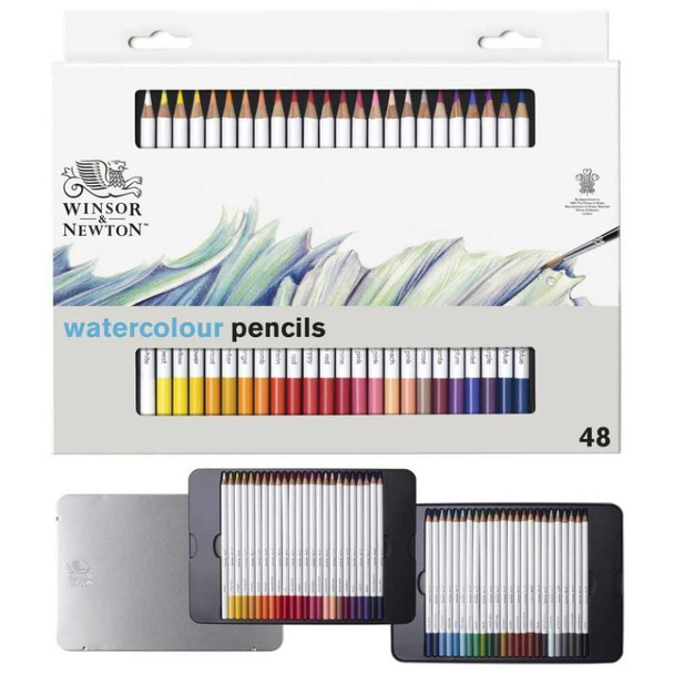 Winsor & Newton Studio Collection, Watercolour Pencils | Set of 48 - Main Image