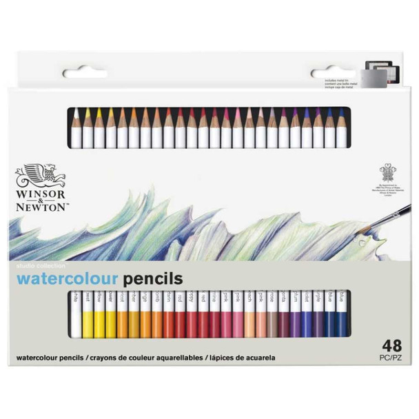 Winsor & Newton Studio Collection, Watercolour Pencils | Set of 48