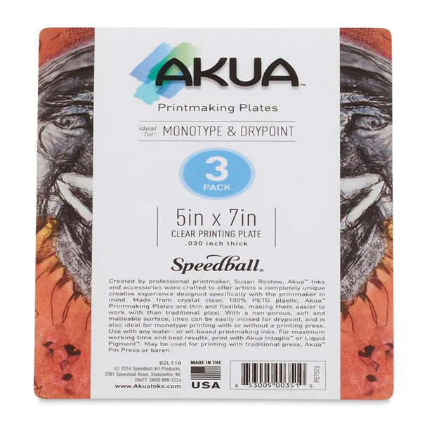Speedball Akua Printmaking Plate | Pack of 3 | Various Sizes
