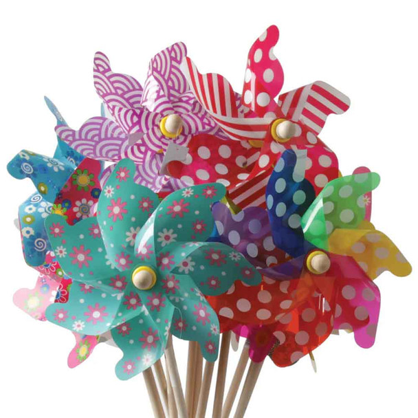 Giant Windmills - Assorted Colours & Designs