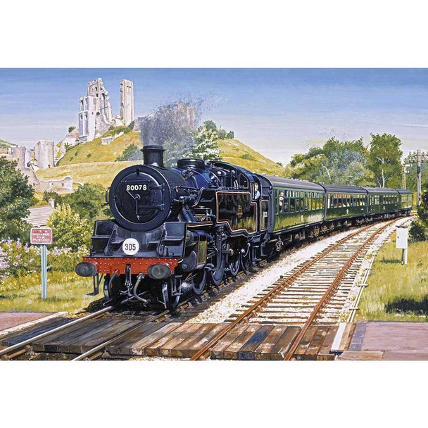 Gibsons | Corfe Castle Crossing Jigsaw Puzzle | 500pcs