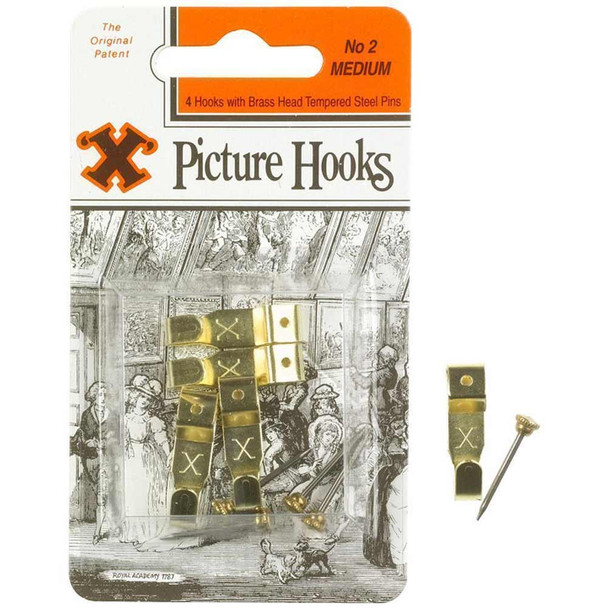 X-Hooks Picture Hooks - No. 2 Medium - Main IImage