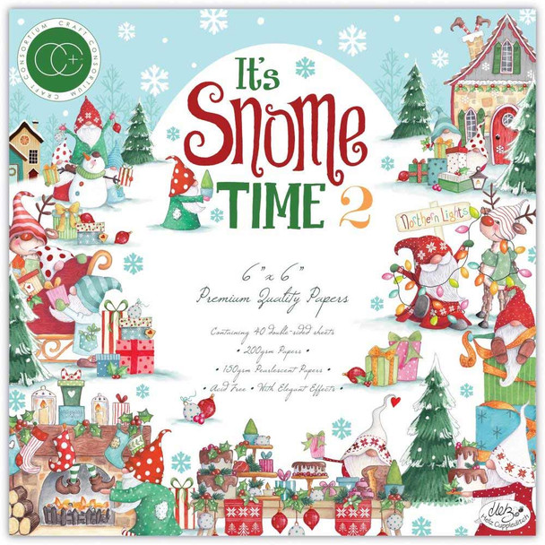 It's Snome Time 2 | 6" x 6" Paper Pad | Helz Cuppleditch | Craft Consortium - Main Image