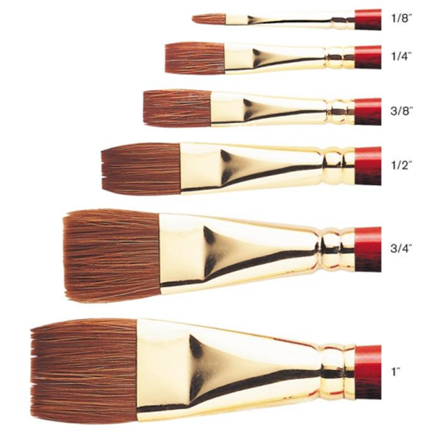 Winsor & Newton Sceptre Gold Brushes Series 606| One stroke | Various Sizes