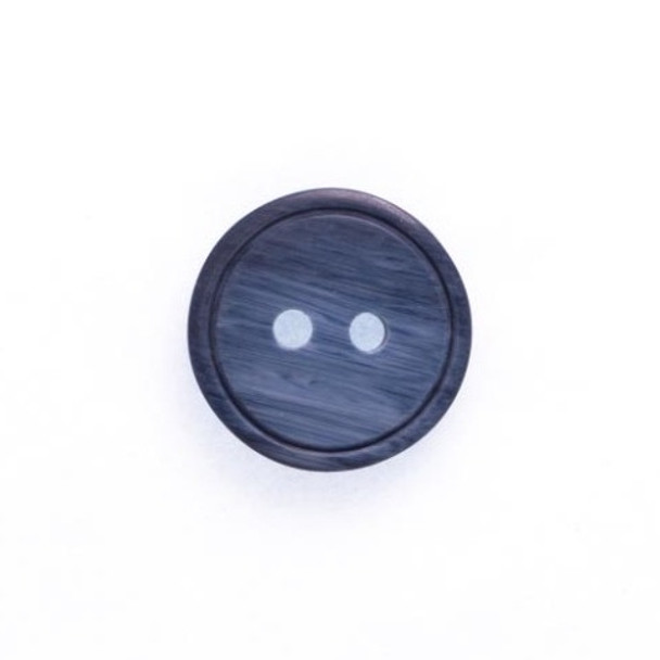 18mm 2 Hole Blue Denim Shaded Button | Dill Buttons | Habico