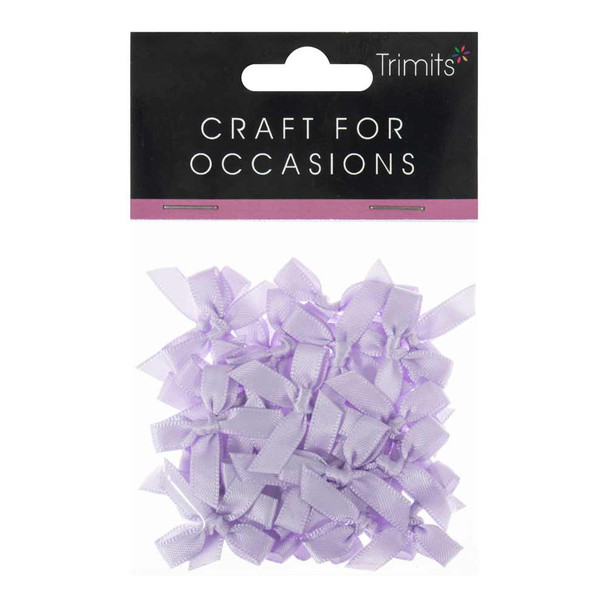 Satin Bow | 6mm | 36 Pieces Aprox | Various Colours
