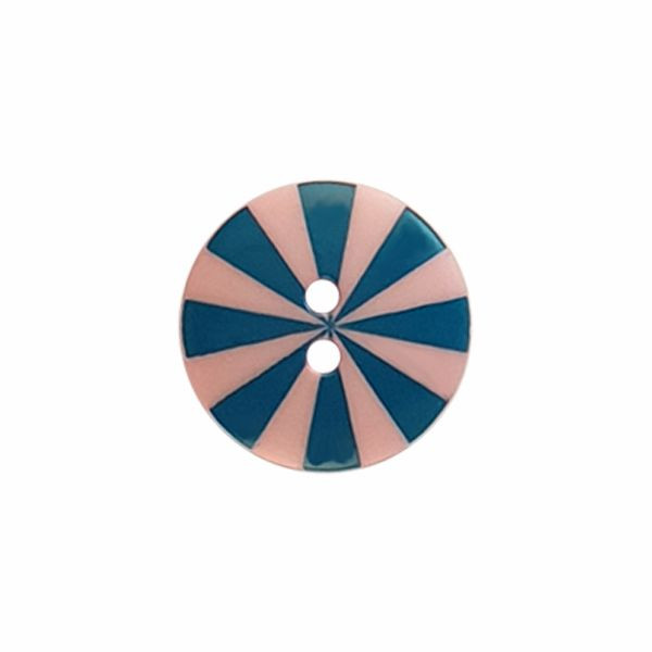  Kaffe Fassett Radiate Buttons | Pink / Blue | 15 mm (261398)