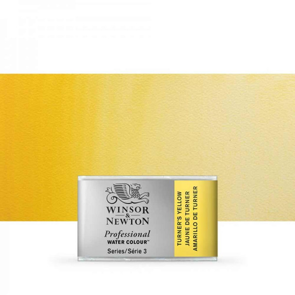 Winsor & Newton Professional Watercolours Whole Pan | Various Colours - Turner's Yellow