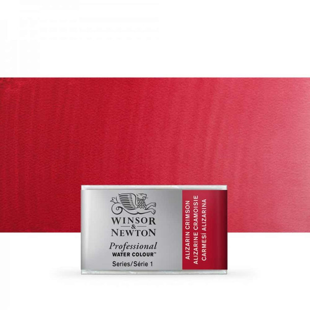 Winsor & Newton Professional Watercolours Whole Pan | Various Colours - Alizarin Crimson
