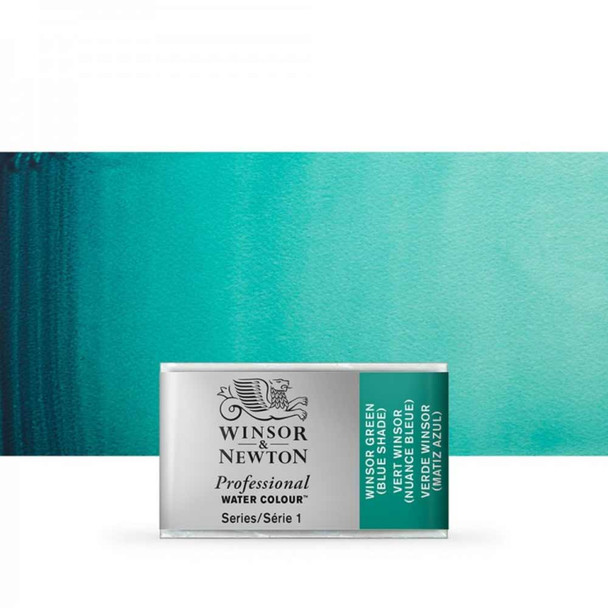 Winsor & Newton Professional Watercolours Whole Pan | Various Colours - Winsor Green (Blue Shade)
