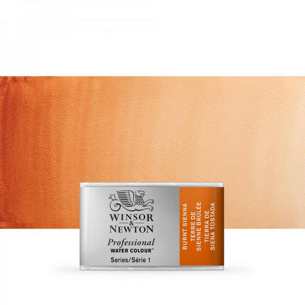 Winsor & Newton Professional Watercolours Whole Pan | Various Colours - Burnt Sienna