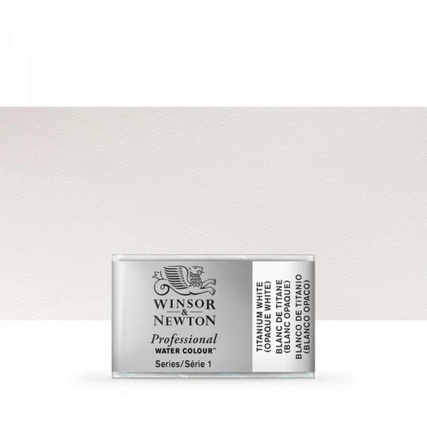 Winsor & Newton Professional Watercolours Whole Pan | Various Colours - Titanium White