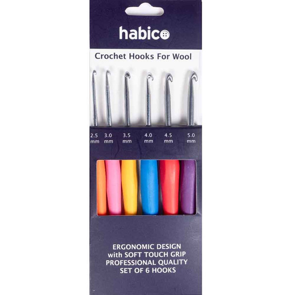 Habico | Crochet Hook Set of 6 | 2.5-5mm - Main Image