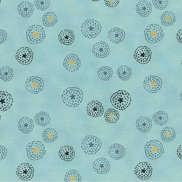 Star Bloom on Sky Blue | 1831M-12 | Flirtation | Zen Chic | Moda Fabrics