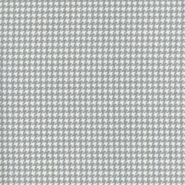 Farmhouse Flannels III Primitive Gatherings Moda Fabric | 49276-14F Pewter Small Houndstooth Check - Main Image