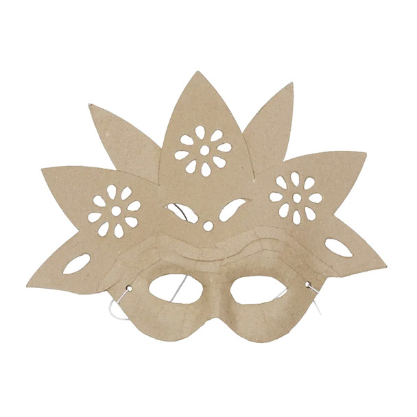 Papier Mache Flower Mask by Decopatch