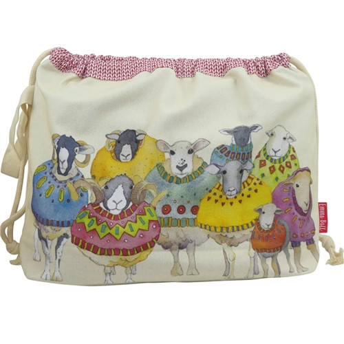 Sheep in Sweaters II | Drawstring Bag