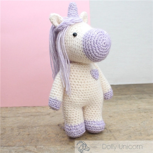 Diy Crochet Kit - Dolly Unicorn | Hardicraft