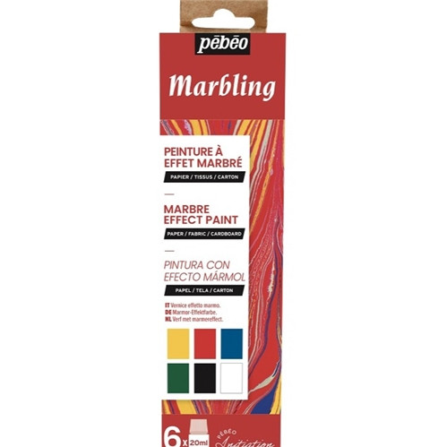 Pebeo |Marbling Initiation Set | 6X20ML
