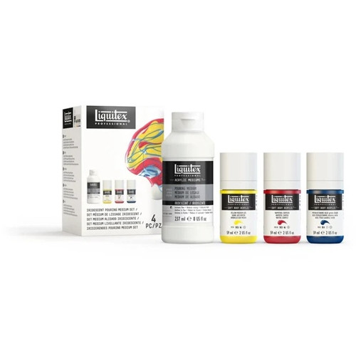 Liquitex Iridescent Pouring Medium Set | 4 Piece