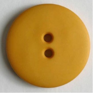 Round Button |2 Hole | 15mm | Yellow