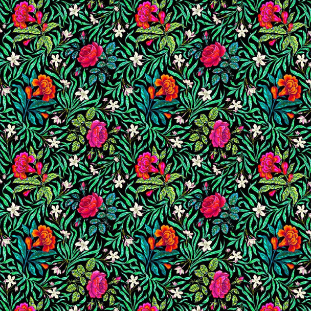 Nature's Bouquet, Language of Flowers, PWOB107.NOIR, Odile Bailloeul