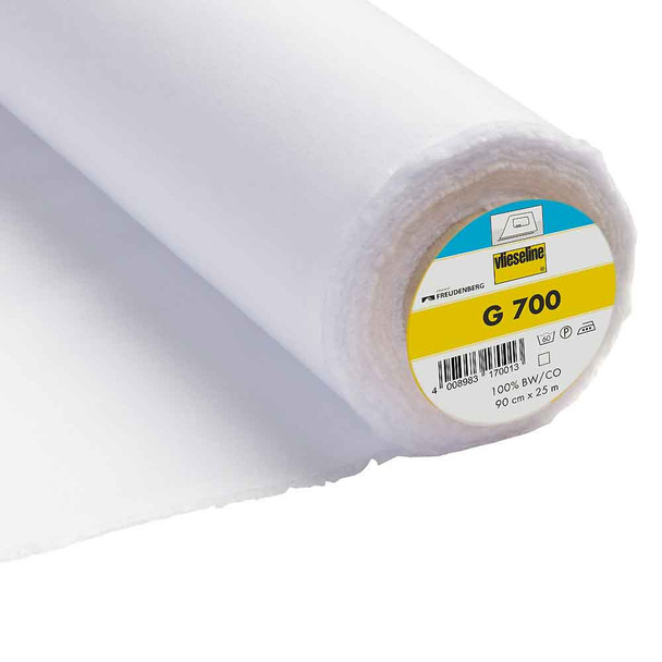 White Medium Weight Woven Cotton Fusible Interlining  from Vlieseline