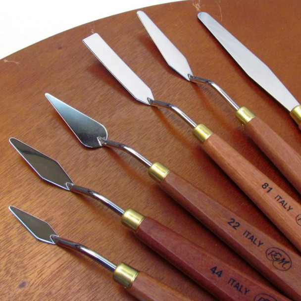 RGM Professional Wooden Palette Knives | Various Sizes and Shapes