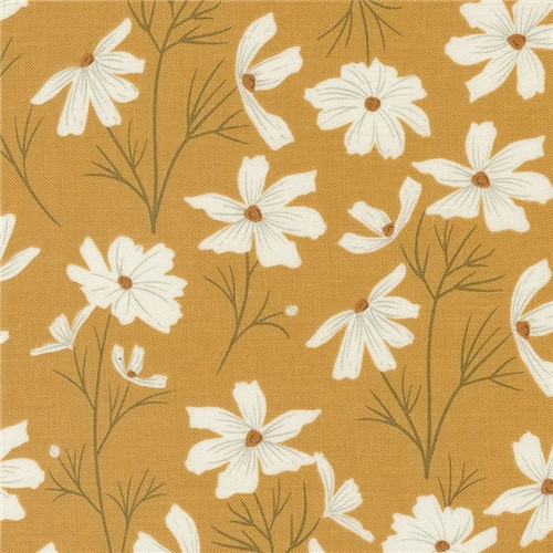 Seaside Flowers on Sunshine | Seaglass Summer | Sweetfire Road | 43180-18 | Moda