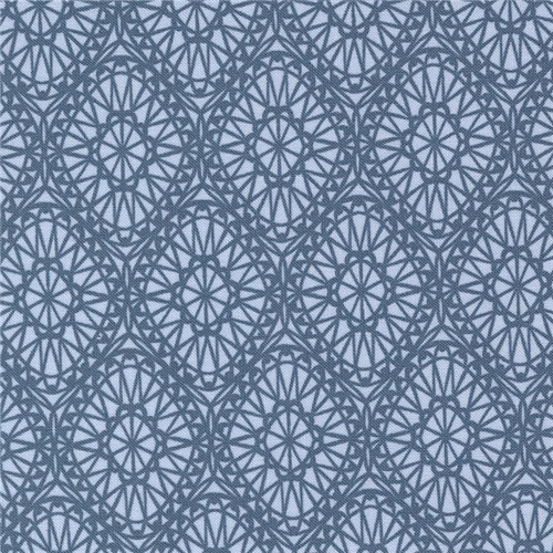 Dappled Blue Mosaic | Seaglass Summer | Sweetfire Road | 43182-17 | Moda