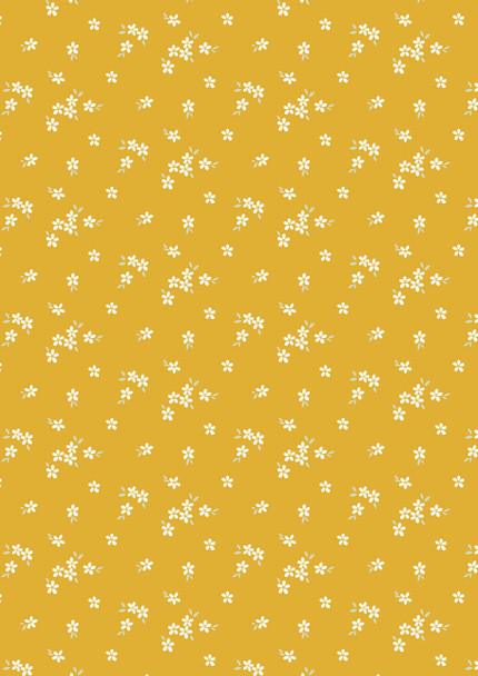 Joys of Spring | Flowerets on Sunrise Orange | CC50.3  | Lewis and Irene