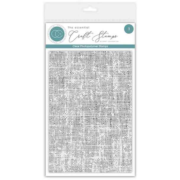 Linen Texture Cling Stamp | Craft Consortium