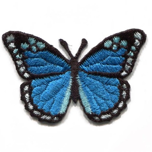 MOTIF IRON ON BUTTERFLY TURQ | Habico