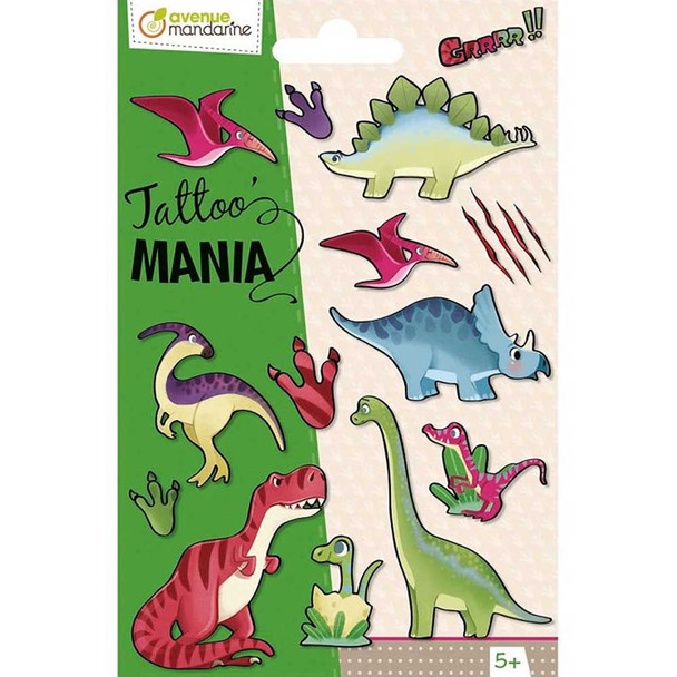Temporary Dinosaur Tattoos from Tattoo Mania