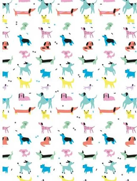 Decopatch Tissue Paper - Various Colourful Dogs -  FDA887C - Decopatch