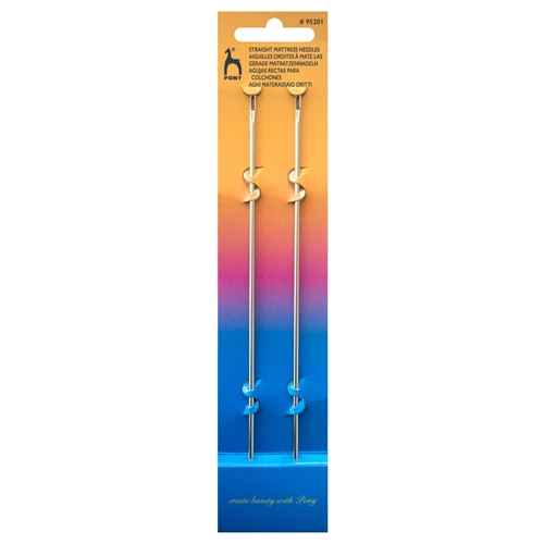 Straight Mattress Needles | 2pk | Pony