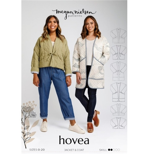 Hovea Jacket & Coat | Pattern By Megan Nielsen | sizes 0-20