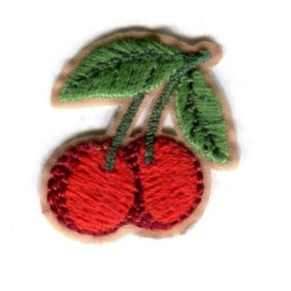 Habico |  | Iron on motif - Bunch Cherries Small