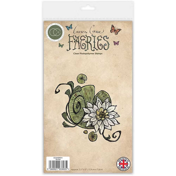 Flowering Lily Pad | Photopolymer Cling Stamps | Faeries