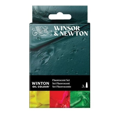 Winsor & Newton | Winton Oil Colour | Fluorescent Set 3 tubes
