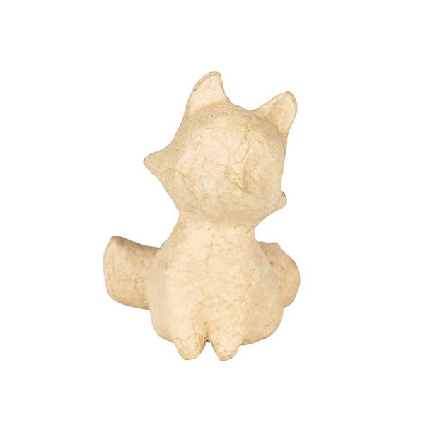 Little 7 x 7 x 9cm Papier Mache Fox from Decopatch