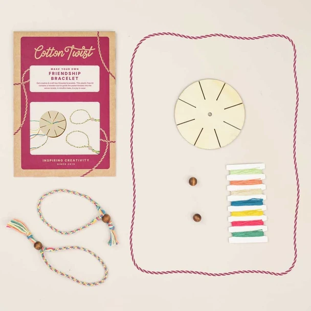 Make Your Own Friendship Bracelet Kit | Cotton Twist