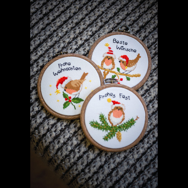 Little Christmas Bird Cross Stitches