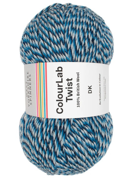 West Yorkshire Spinners ColourLab Twist DK - Cool Water