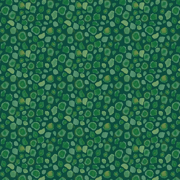 King of the Jungle | Green Gems on Lagoon | 54670-6 | Windham Fabrics