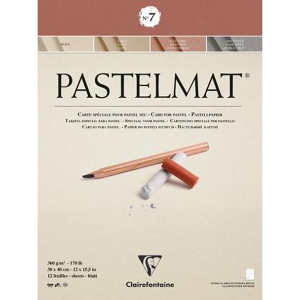 The Clairefontaine Pastelmat Pad No. 7 - Stone Shades